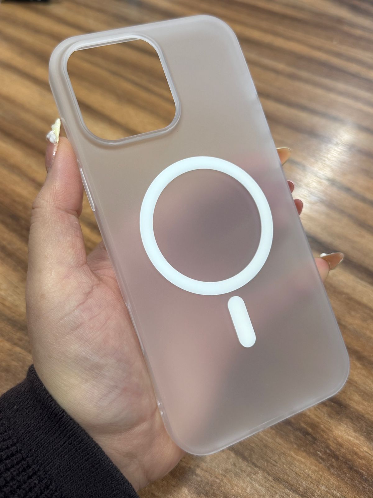 Smoke MagSafe Case Clear