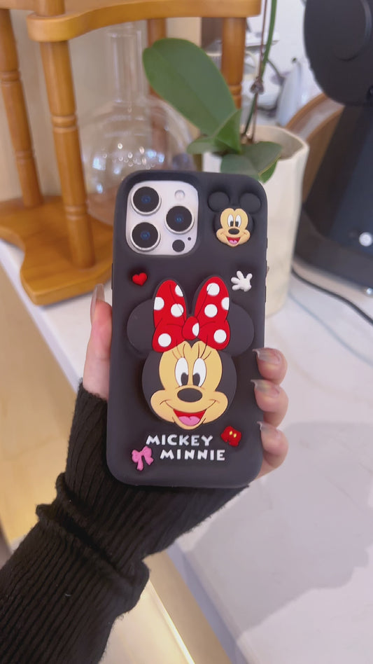 Bow Pop Black Silicone